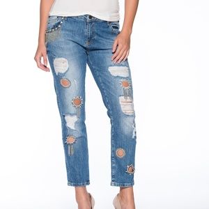 Studded jeans